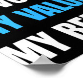 Nicht mein Präsident, nicht meine Stimme, nicht me Poster (Ecke)