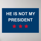 Nicht mein Präsident Poster (Vorne)