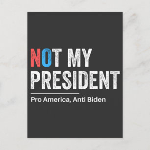 Nicht mein Präsident Postkarte