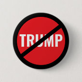 Nicht mein Präsident - Protest gegen Trump Button (Vorderseite)