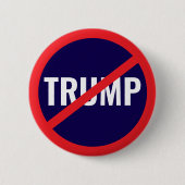 Nicht mein Präsident - Protest gegen Trump Button (Vorderseite)