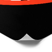 Nicht mein Präsident - Stopp Trump-Symbol - Anti-T Poster (Ecke)