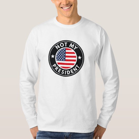 Nicht mein Präsident T-Shirt (Vorderseite)