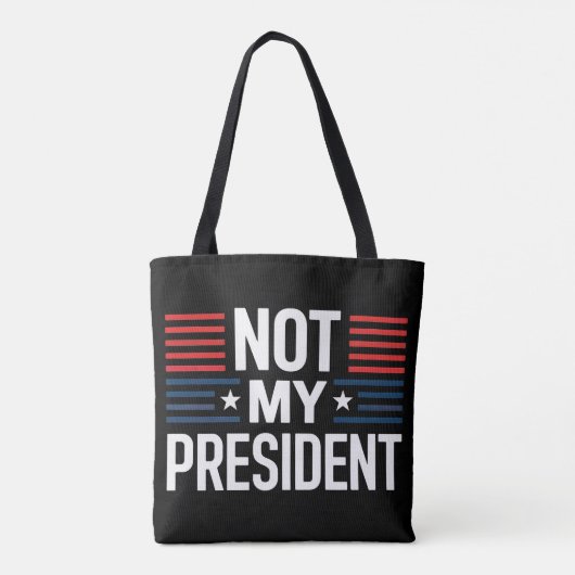 Nicht mein Präsident Tasche (Rückseite)
