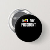 Nicht mein Präsident Trump 2025 Button (Vorne & Hinten)