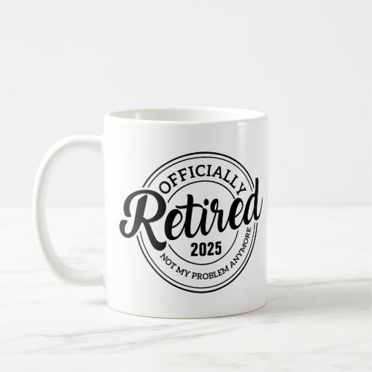 Nicht mein Problem erledigt, Personalisiert Kaffeetasse (Links)