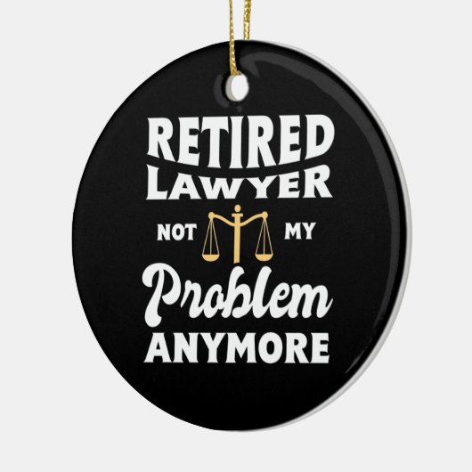 Nicht mein Problem ist, die Anwälte zu entlasten Keramik Ornament (Links)