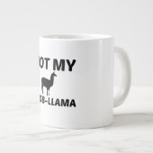 NICHT MEIN PROBLEM LLAMA Jumbo-Tasse (Vorderseite Rechts)