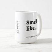 Nicht mein Problem lustig Kaffeetasse (VorderseiteRechts)