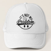 Nicht mein Problem-pensioniert 2023 nicht Truckerkappe (Vorderseite)