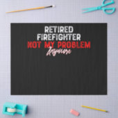 Nicht mein Problem, sondern ein Feuerwehrmann Seidenpapier (Basteln)