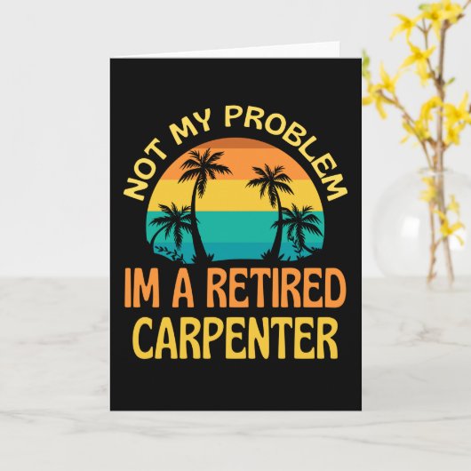 Nicht mein Problem, sondern ein übermüdeter Carpen Karte (Gelbe Blume)