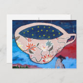 Nicht mein Teebecher Postkarte (Vorne/Hinten)