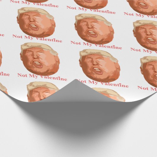 nicht mein Valentinstag Geschenkpapier (Ecke)