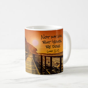 Nicht mein Wille, sondern euer erledigt Luke 22:42 Kaffeetasse