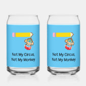 Nicht mein Zirkus, nicht mein Affe Dosenglas (Rückseite)