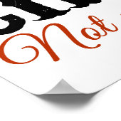 Nicht mein Zirkus, nicht mein Affenplakat Poster (Ecke)