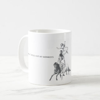 Nicht mein Zirkus nicht meine Affe-Kaffee-Tasse Kaffeetasse