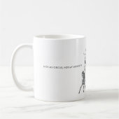 Nicht mein Zirkus nicht meine Affe-Kaffee-Tasse Kaffeetasse (Links)