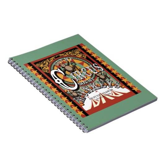 Nicht mein Zirkus, nicht meine Affen, der Zirkus d Notizblock (Rechte Seite)