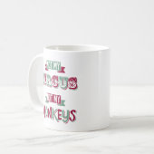 Nicht mein Zirkus - nicht meine Affen Kaffeetasse (Vorderseite Links)