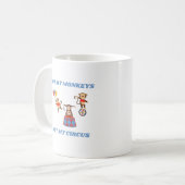 Nicht mein Zirkus, nicht meine Affen Kaffeetasse (Vorderseite Links)
