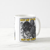 Nicht mein Zirkus, nicht meine Affen Kaffeetasse (VorderseiteRechts)