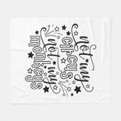 Nicht mein Zirkus, nicht meine Affen lustige Mama Fleecedecke (Vorderseite (Horizontal))