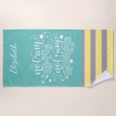 Nicht mein Zirkus, nicht meine Affen lustige Mama Strandtuch (Vorderseite)