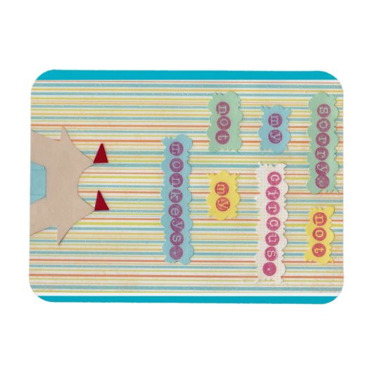 Nicht mein Zirkus. Nicht meine Affen. Magnet (Horizontal)