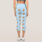 Nicht mein Zirkus, nicht meine Affen mit benutzerd Capri Leggings (Rückseite)