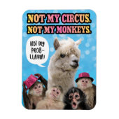 Nicht mein Zirkus, nicht meine Affen, nicht mein P Magnet (Vertikal)