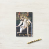 Nicht mein Zirkus, nicht meine Affen Post-it Klebezettel (Auf Schreibtisch)