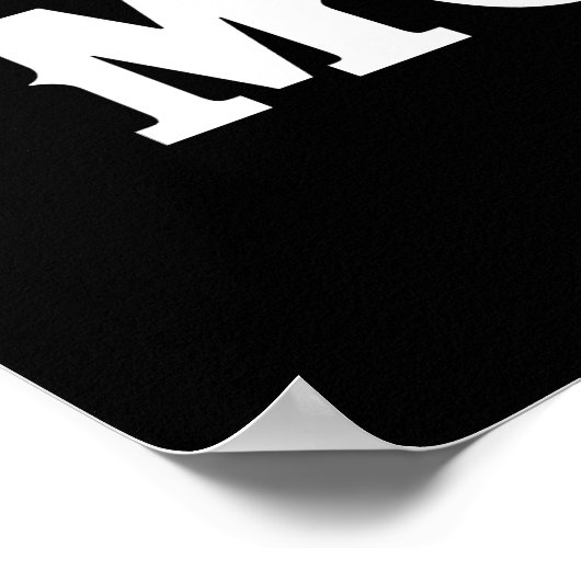 Nicht mein Zirkus, nicht meine Affen Poster (Ecke)