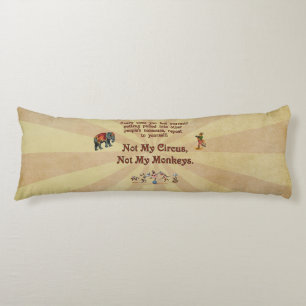 Nicht mein Zirkus, nicht meine Affen Seitenschläferkissen