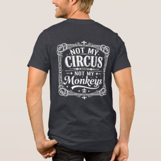 Nicht mein Zirkus, nicht meine Affen Vintage vikto Tri-Blend Shirt