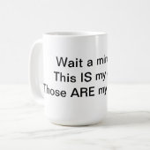 Nicht mein Zirkus nicht meine Affeschale Kaffeetasse (Vorderseite Links)