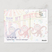 Nicht mein Zirkus. Postkarte (Rückseite)