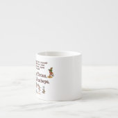 Nicht meine Affen, nicht mein Zirkus Espressotasse (Vorderseite)