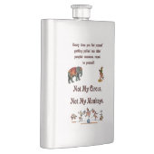 Nicht meine Affen, nicht mein Zirkus Flachmann (Rechts)