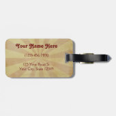 Nicht meine Affen, nicht mein Zirkus Gepäckanhänger (Rückseite horizontal)