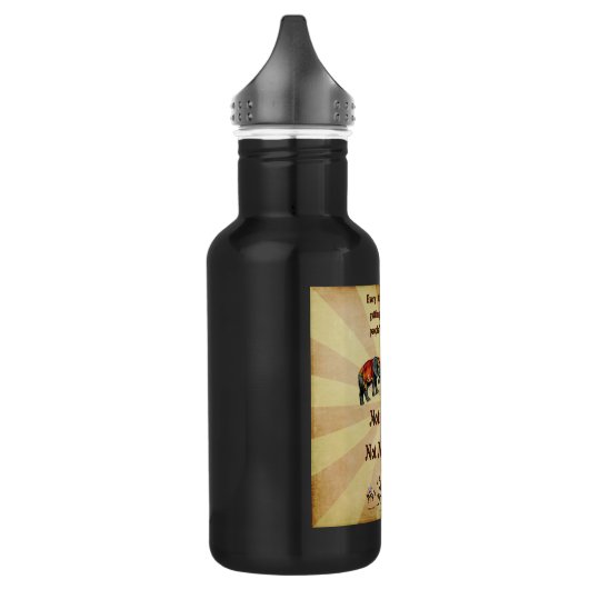 Nicht meine Affen, nicht mein Zirkus Trinkflasche (Links)