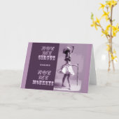 Nicht meine Circus Grußkarte Karte (Gelbe Blume)