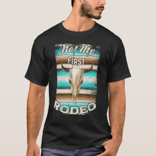 Nicht meine erste Rodeo Serape Kuh Steer Boho Rust T-Shirt