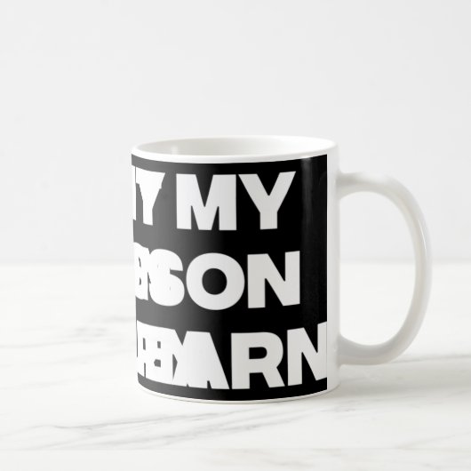 Nicht meine Lektion zu lernen Kaffeetasse (Rechts)