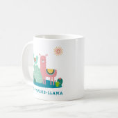 Nicht meine Prob-Lama-Pun-Tasse Kaffeetasse (Vorderseite Links)