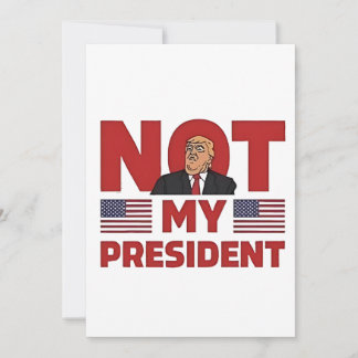 Nicht meine Rede von Präsident gegen Trump zur Amt Einladung