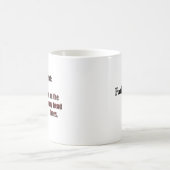 Nicht meine Stille für den Freund der Heiligkeit f Kaffeetasse (Mittel)