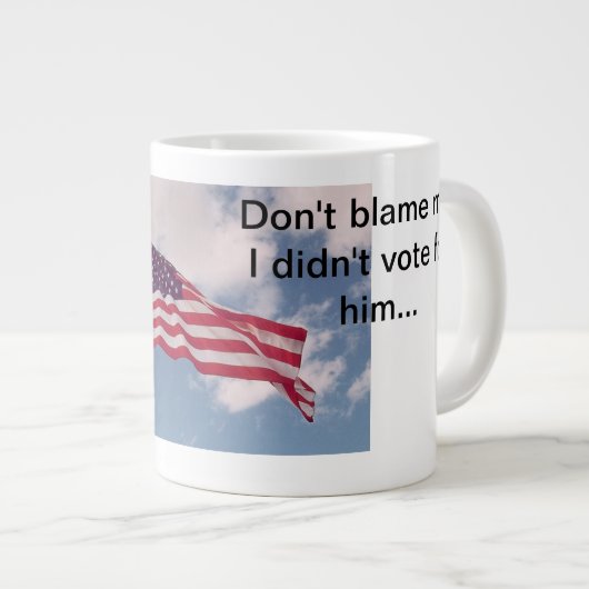 Nicht meine Störung Jumbo-Tasse (Vorderseite Rechts)