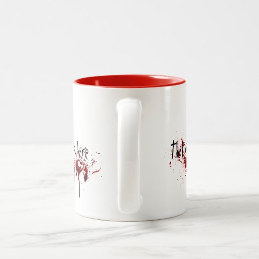 Nicht meine Störung Zweifarbige Tasse (Henkel)